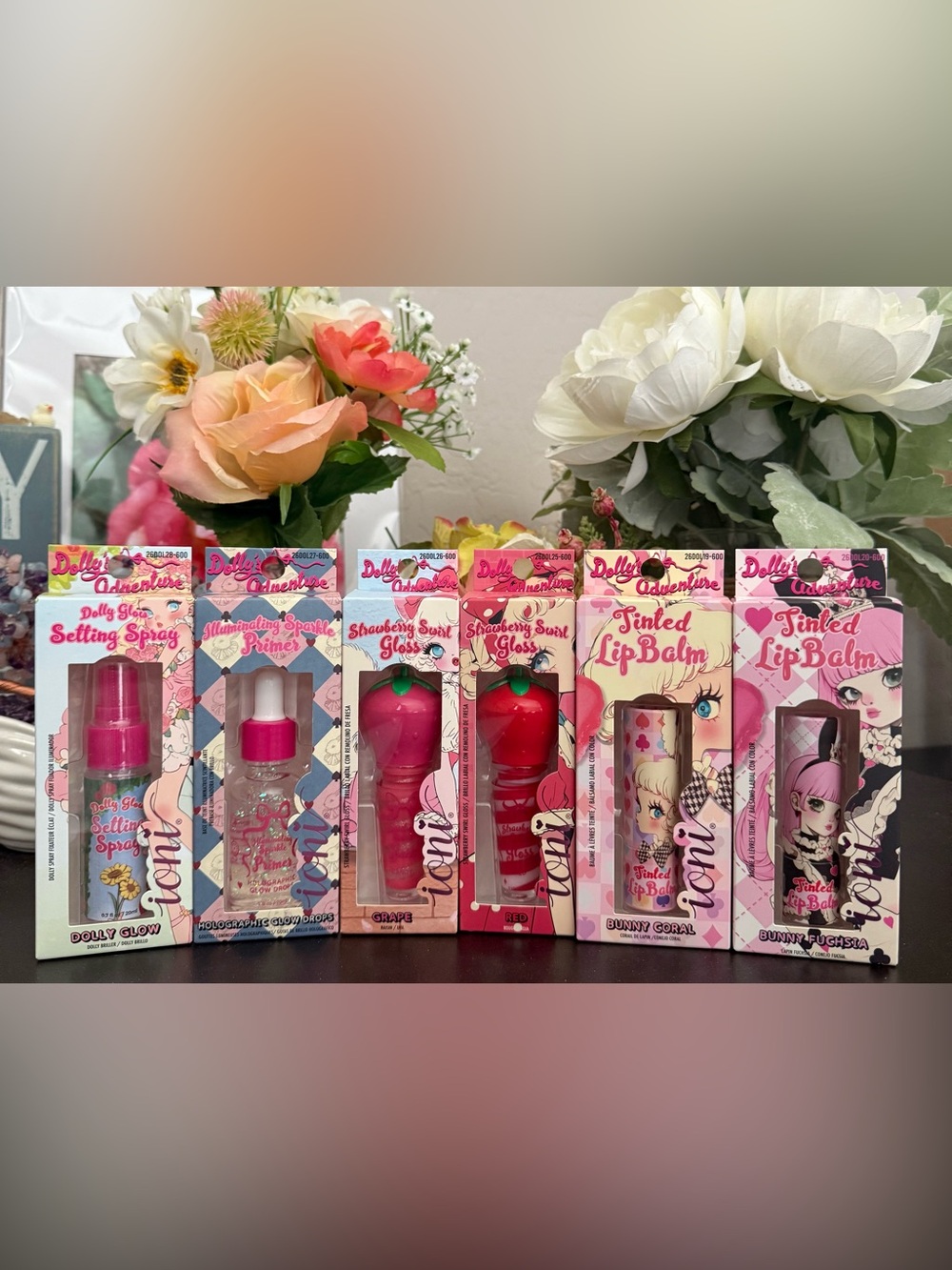 🆕🌸 IONI LIMITED EDITION “DOLLY’S ADVENTURE” 6-PIECE COLLECTION. BRAND NEW.